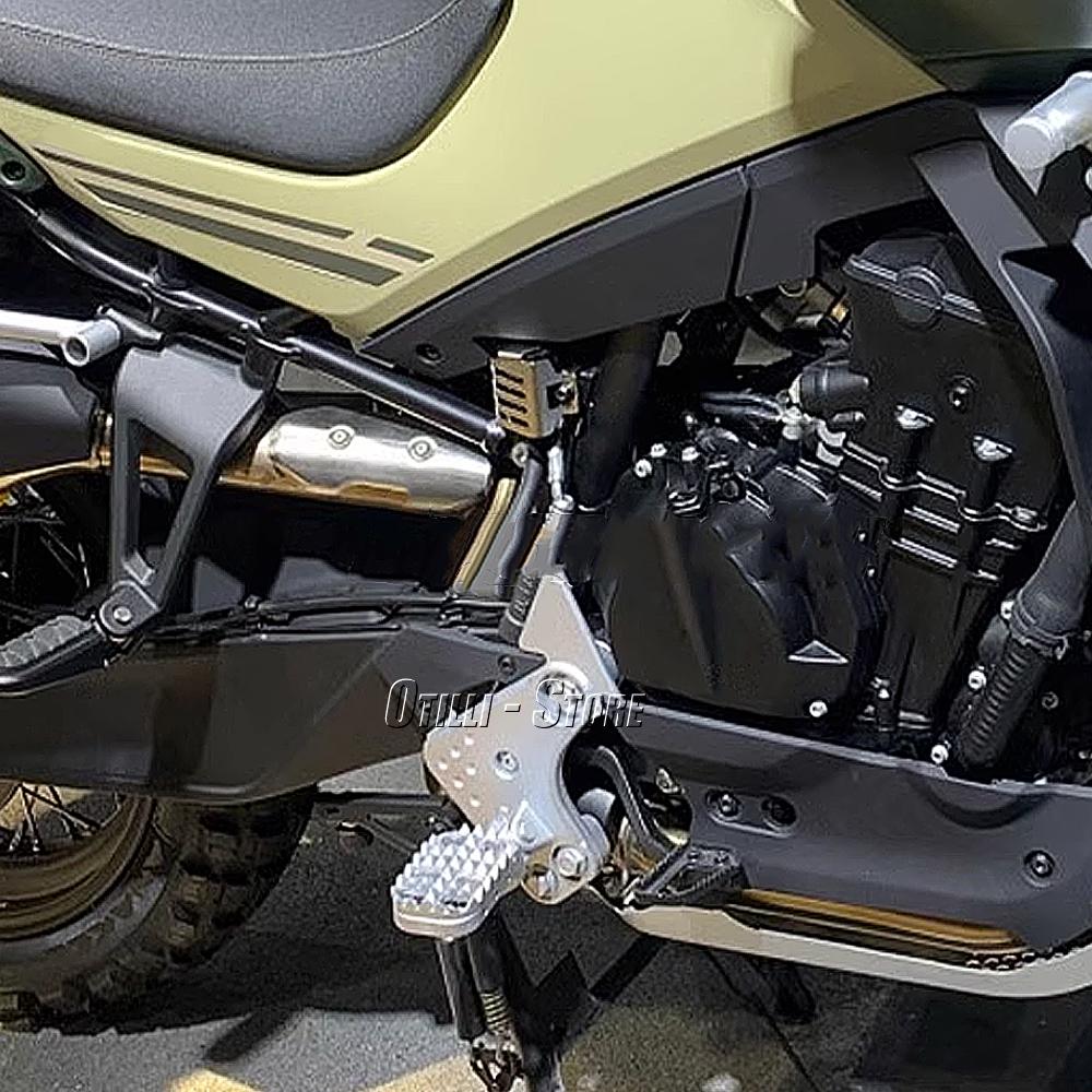 Motorcycle Accessories CNC Front Footrest Adjustable Extend Foot Pegs Foot Rest For CFMOTO 800MT CF 800 MT 900MT Explore