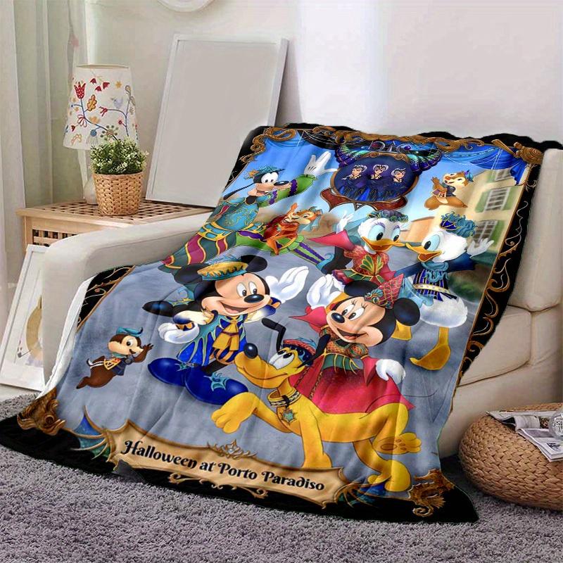 1pc, Halloween at Porto Paradiso Home Décor Blankets, Soft Flannel Throw Blanket, Gift for Bedroom, Living Room, Travel