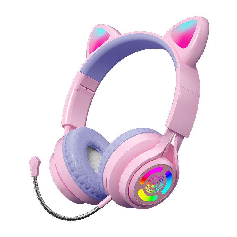 OIMG Luminous Cat Ear Wireless Headset