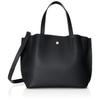 [Regato Largo] Shoulder Bag LH-P0002 Lightweight Bonded PU 2-Way Tote Bag Black