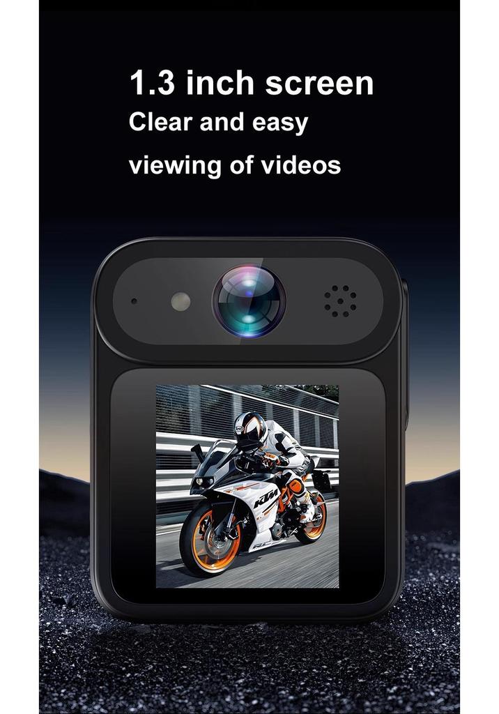 Wireless HD Magnetic Thumb Action Camera with Ultra-long Battery for Outdoor Cycling