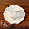 Retro European Style Ceramic Iced Americano and Latte Cup Set with Saucer