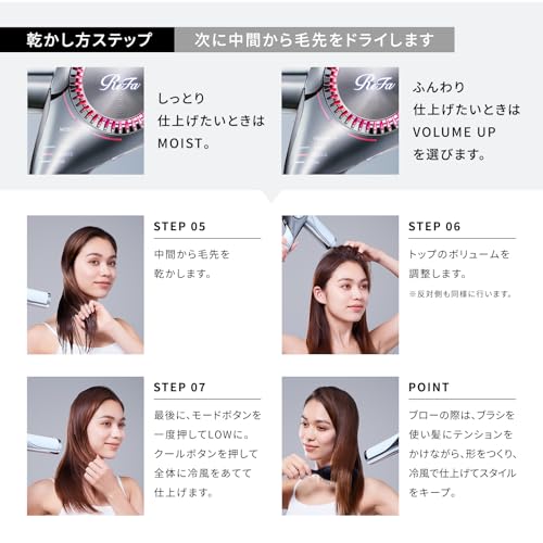 New Model [Official Store Exclusive] ReFa BEAUTECH DRYER BX Dedicated Holder Set (Black)