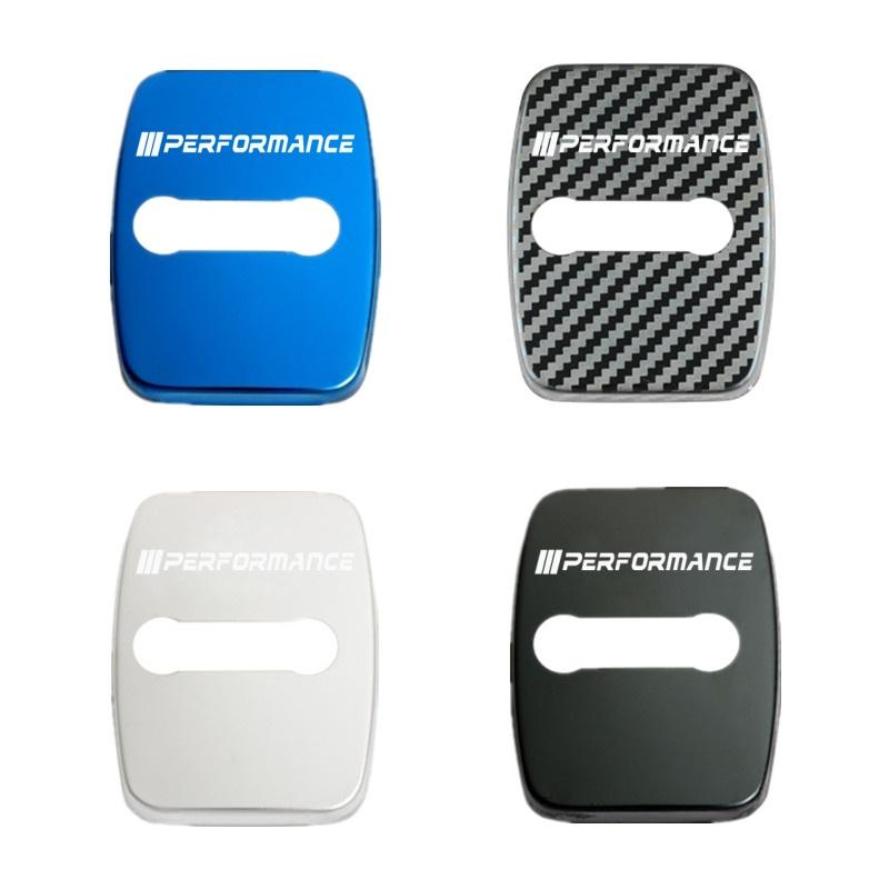 Car Door Lock Protective Cover Trim For BMW X1 X2 X3 X4 X5 X6 X7 G20 G30 G32 G11 G12 F20 F30 F40 F10 Anti-Scratch Door Lock Buck cwbn50