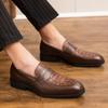 Fashion Men Casual Shoes Autumn Leather Loafers Office Dress Shoes For Men Driving Moccasins Comfortable Slip on Party Fashion Shoes Man