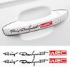 4 bucăți autocolante pentru mânerul mașinii WRC Rally Racing Stripe Autocolante pentru mașină Autocolante din vinil JDM pe ușa mașinii Tuning Auto accesorii exterior Decor