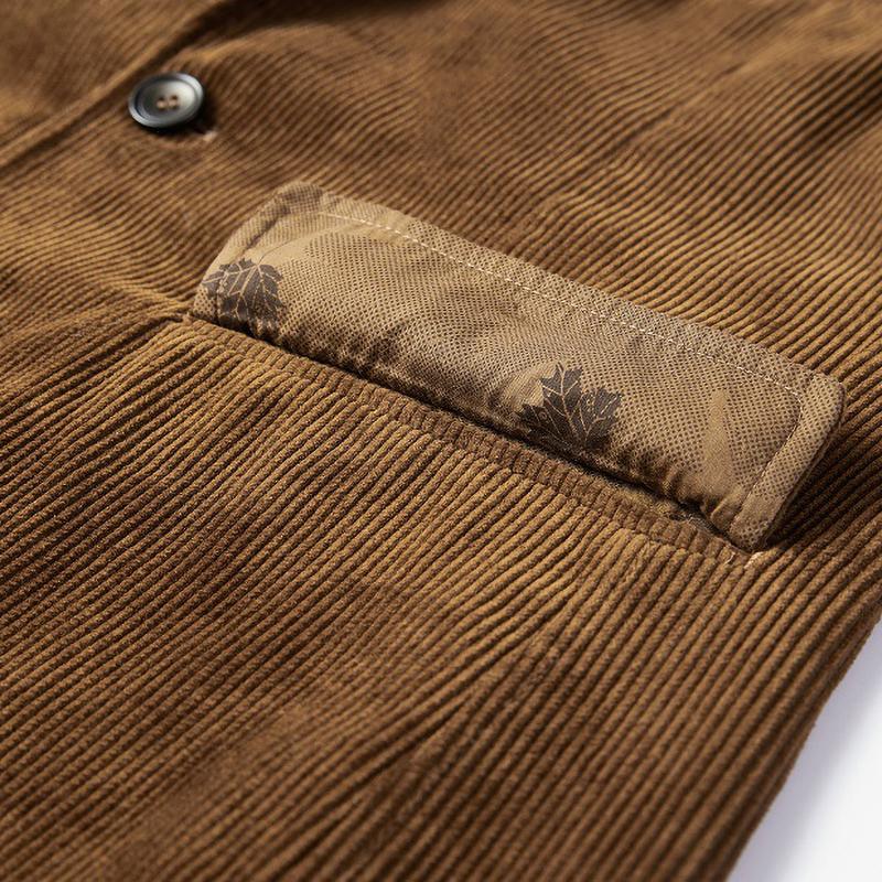 Spring Autumn Men's Jacket Jacket Men Loose Small Casual Corduroy Suit Men