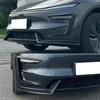 Glossy Black Front Lip Spoiler & Front Bumper Lip Kit for Tesla Model Y Juniper 2025+ - AD Sport Body Kits Styling Accessories
