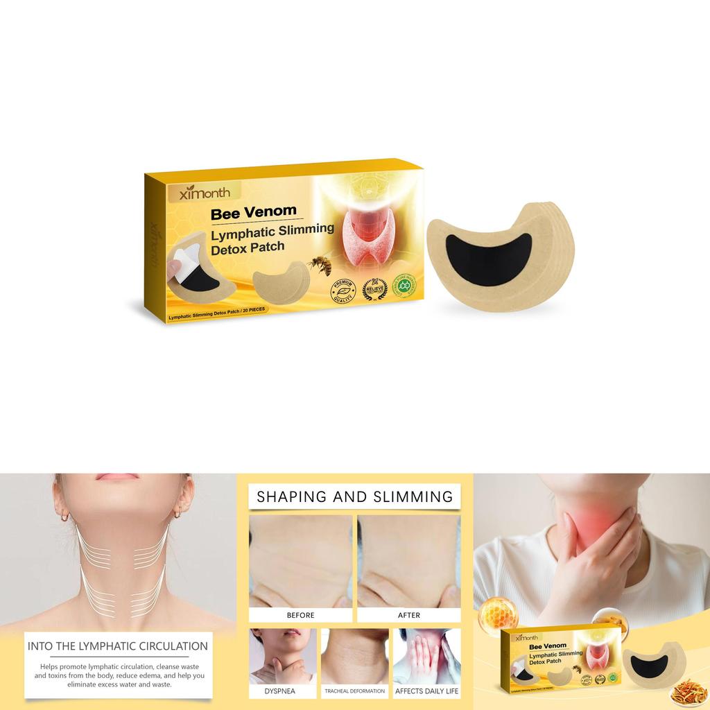 Ximonth Bee Venom Lymphatic Body Patches For Slimming And Firming 20 Pieces Pack