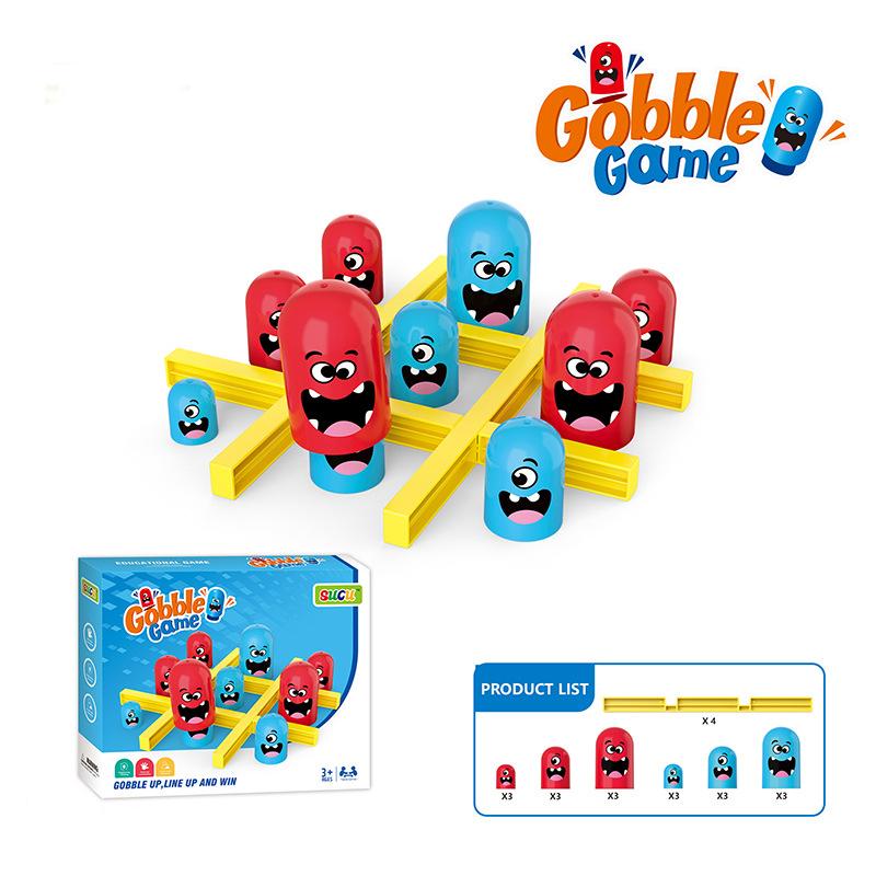 

Новая игра «Крестики-нолики» Big Eat Small Gobble Настольная игра для родителей и детей Интерактивные развивающие игрушки для детей Рождественские подарки Семейные игры