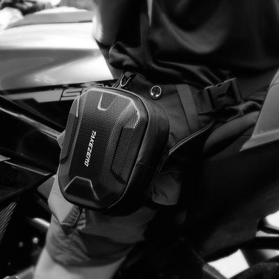 Sac de jambe de moto étanche Sac de taille de moto grande capacité Sac latéral de jambe de moto pour sports de plein air Moto