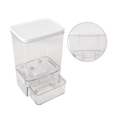 Dispenser Container Solid Granule Holder Laundry Detergent Dispenser Efficient Storage System Space Management