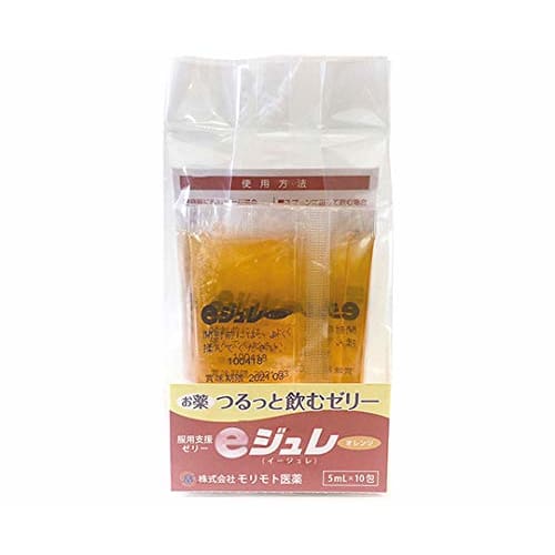 

Morimoto Pharmaceutical e-Jelly Medication Support Jelly, Orange, 6g, 10 packets, JE1O005