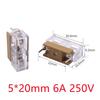 10Pcs/Set 5x20mm 6x30mm Glass Fuse Holder  for Automotive Applications Electrical Circuit Protection