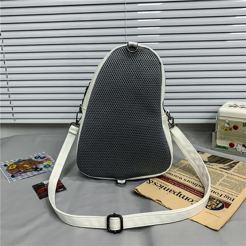 Halloween Cartoon Ghost Pu Leather Shoulder Crossbody Bags For Female Tote Women Girls Crossbody Bags With Long Detachable Strap