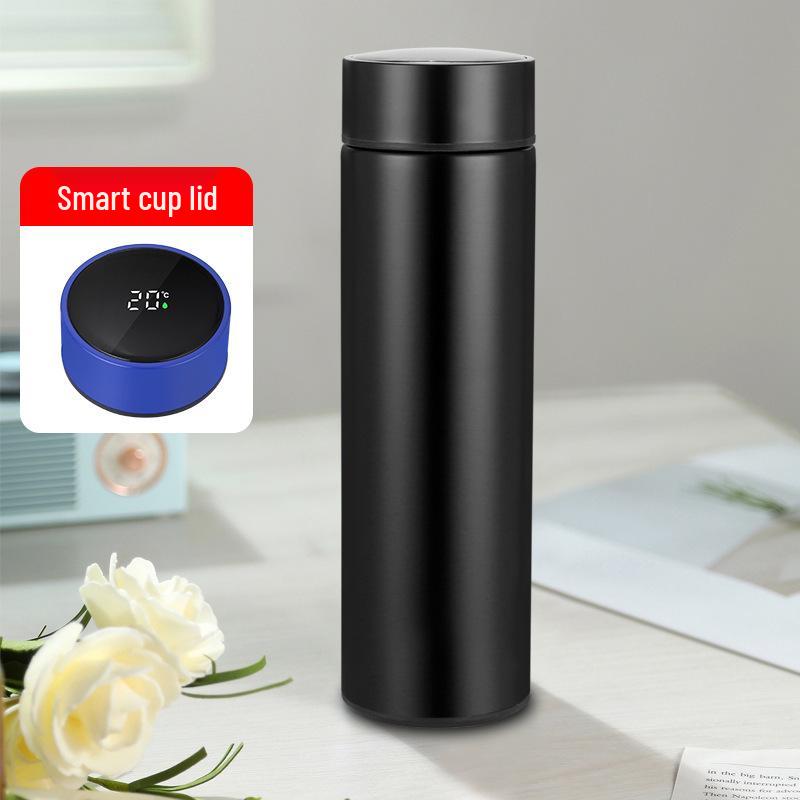 Smart Stainless Steel Insulated Cup with Touch Temperature Display - Office & Business Tea Brewing Gift