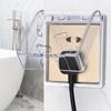 Cubierta Protectora para Interruptor Tipo 86 Caja a Prueba de Salpicaduras Protector de Enchufe Eléctrico Cubierta para Enchufe Hogar