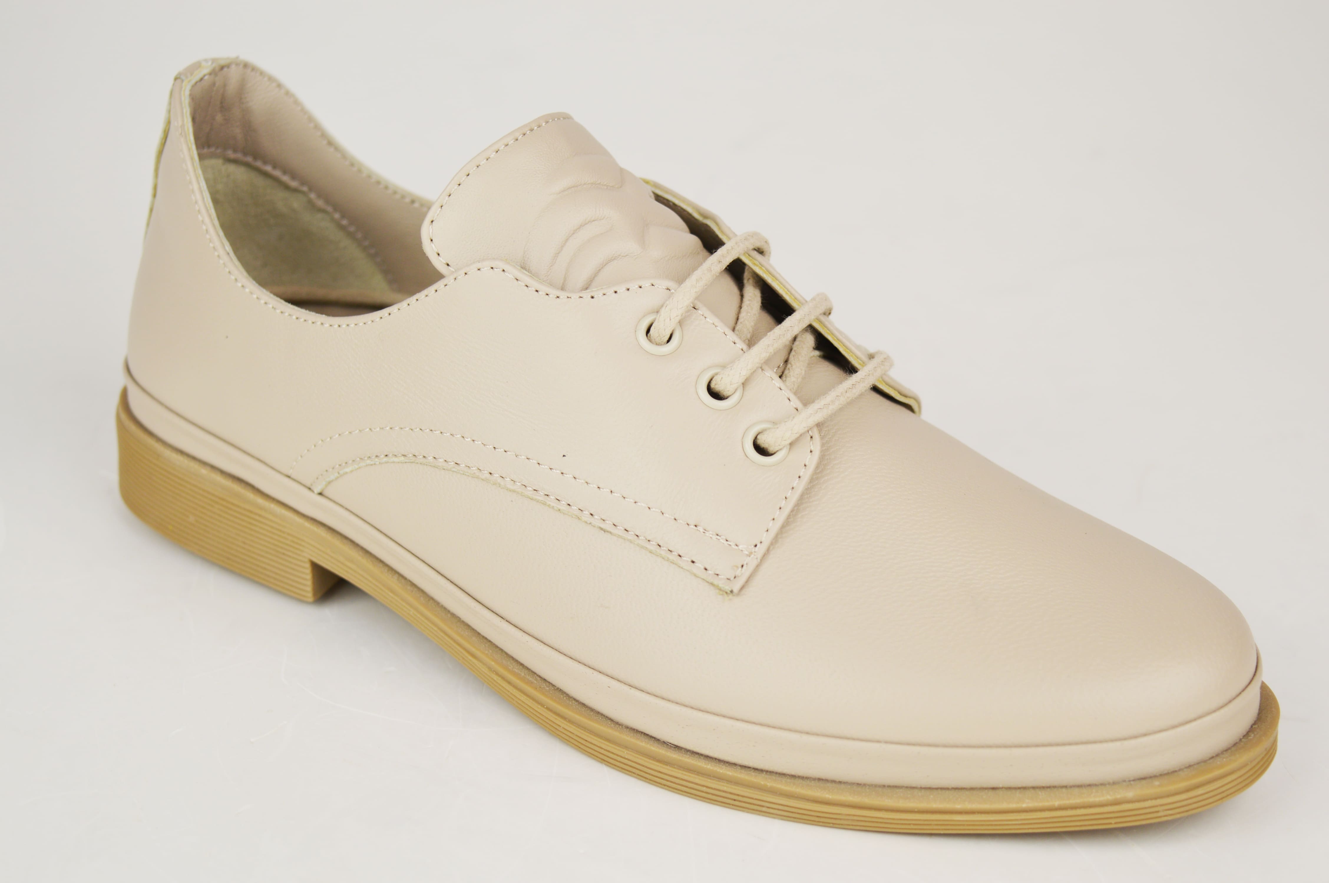 

Туфлі міські Evromoda 11109 36 Бежева шкіра 38 бежевий