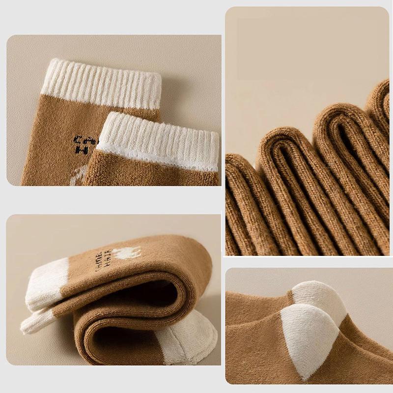 Männer Winter Nordische verdickte warme Kamel-Frottee-Haarsocken