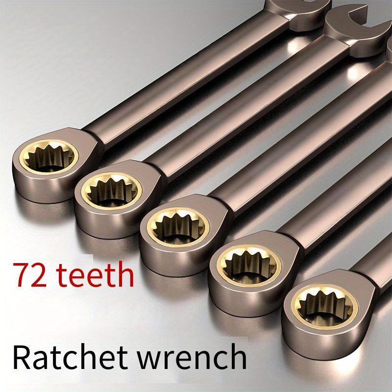 1PC Versatile Dual-Direction Ratchet Wrenc - Quick Release, Double-Headed & Open-End Design for Easy Us,Wrench