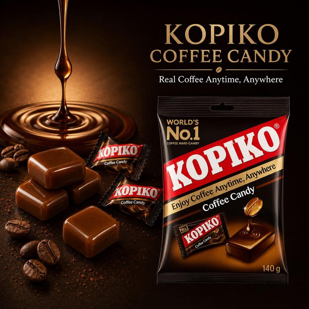 Kopiko Caramelle Originali al Caffè Cappuccino caramelle dure 140g