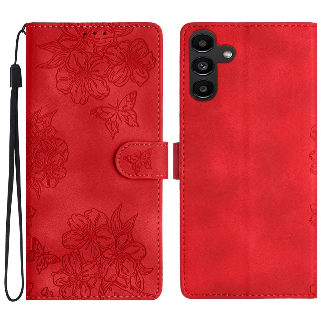 For Samsung Galaxy A34 5G Cell Phone Case PU Leather Imprinted Pattern Wallet Phone Cover