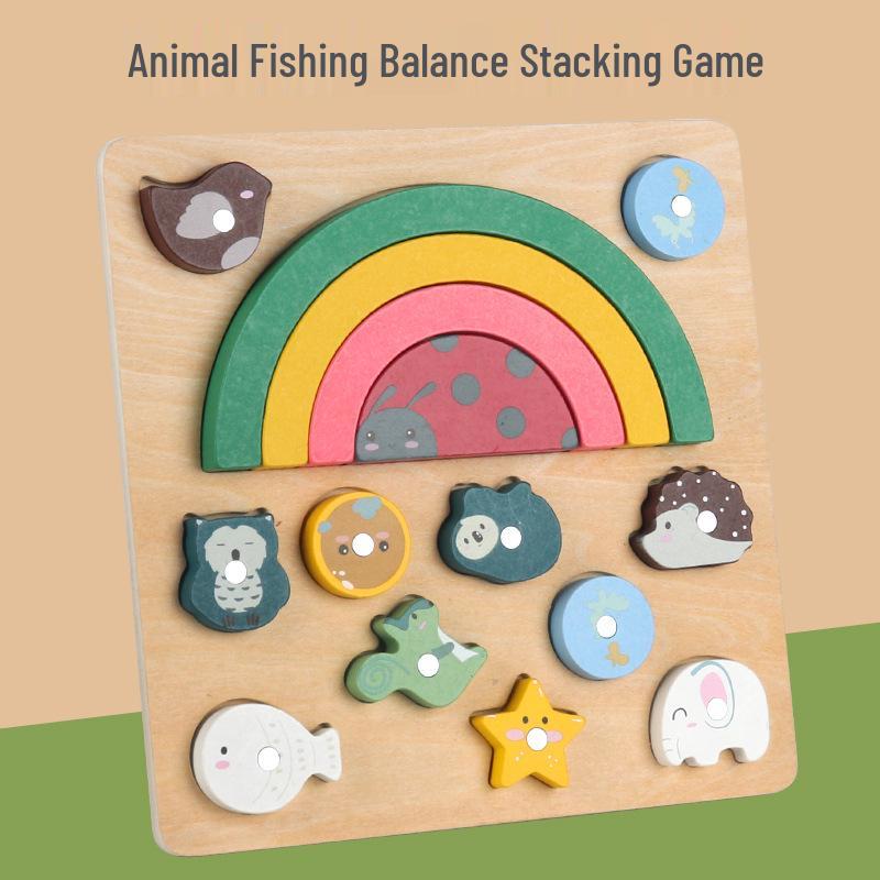 

Animal Balance & Shape Recognition Building Blocks: Early Childhood Educational Puzzle Toy