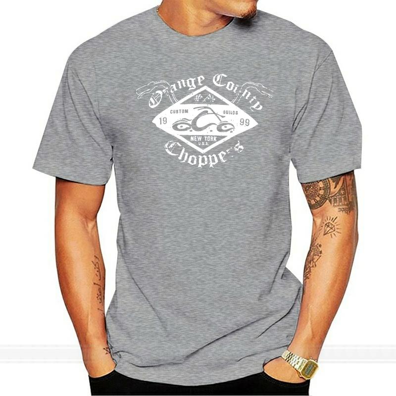 

men summer cotton t shirt Official OCC T Shirt Orange County Choppers Custom Build BARS Cycle All Sizes male brand teeshirt 3XL