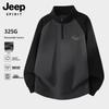 JEEP SPIRIT Men's 2026 Half-Zip Stand Collar Sweatshirt