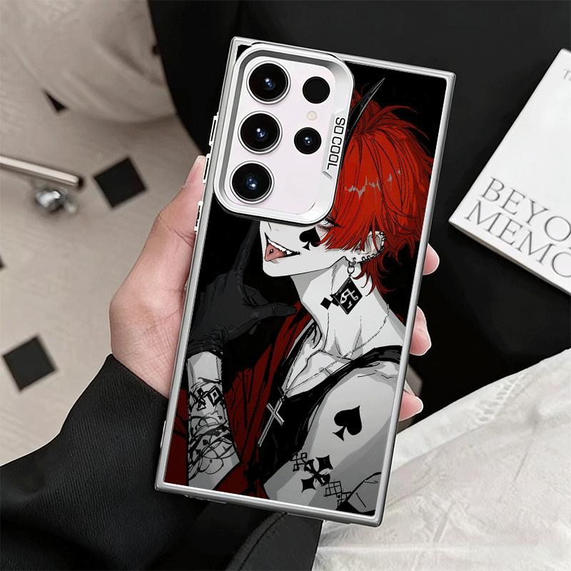 Devil Bad Boy Anime Style Soft Phone Case for Samsung Galaxy S24 S25 FE S26 Edge S23 Ultra S22 Plus S21 + Shockproof Cover Back