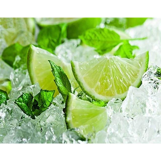 Pictură cu diamant DIY 5D, complet rotund, rășină, fructe, broderie cu diamant, peisaj, punct de cruce, mozaic, cadou cu stras, decor acasă