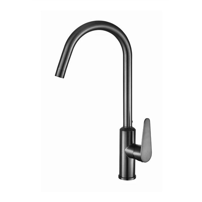 Stainless Steel Single-handle Kitchen Faucet Modern Classic Deck Installation Hotel Ceramic Design