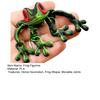 3D Printed Frog Refrigerator Magnet Movable Joints Frog Fidget Toy Articulated Animal Model Figurine Fridge Magnetic Frog Decoration