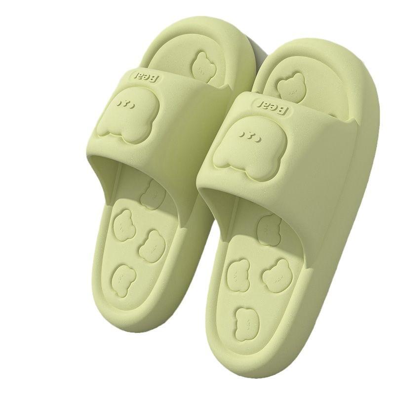 EVA Non-Slip Thick-Soled Slippers: Comfort and Deodorizing Sandals for Indoor/Outdoor Use by Parents and Children In Summer