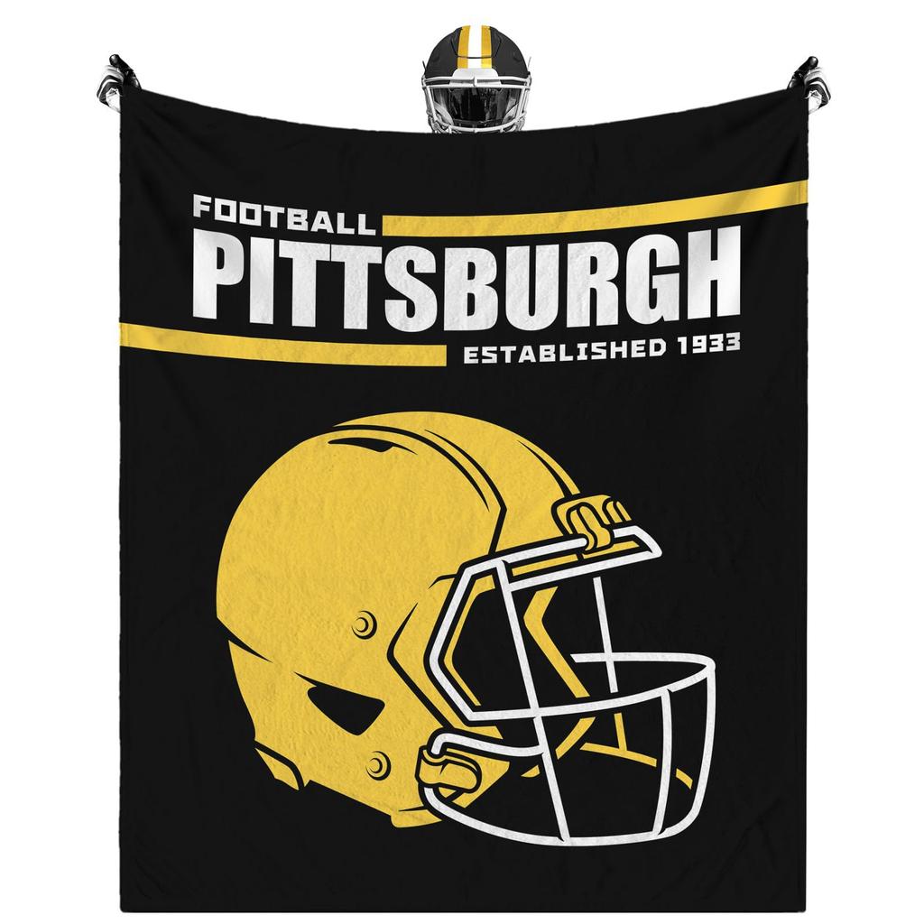 Rugby Blanket American Football Main Picture Flannel Blanket Men'S Teen Gift Blanket