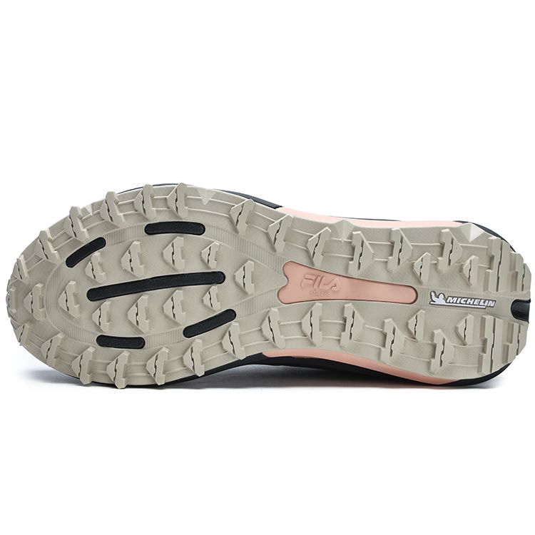 Fila Lynx Outdoor Fabric TPU Wear-Resistant Low-Top Trail Running Shoes Women Sneaker Pink Black A12W311208FDP