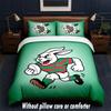 South Sydney Rabbitohs Design Set Biancheria da Letto 1 Copripiumino + 2 Federe Morbido Traspirante Biancheria da Letto per la Casa