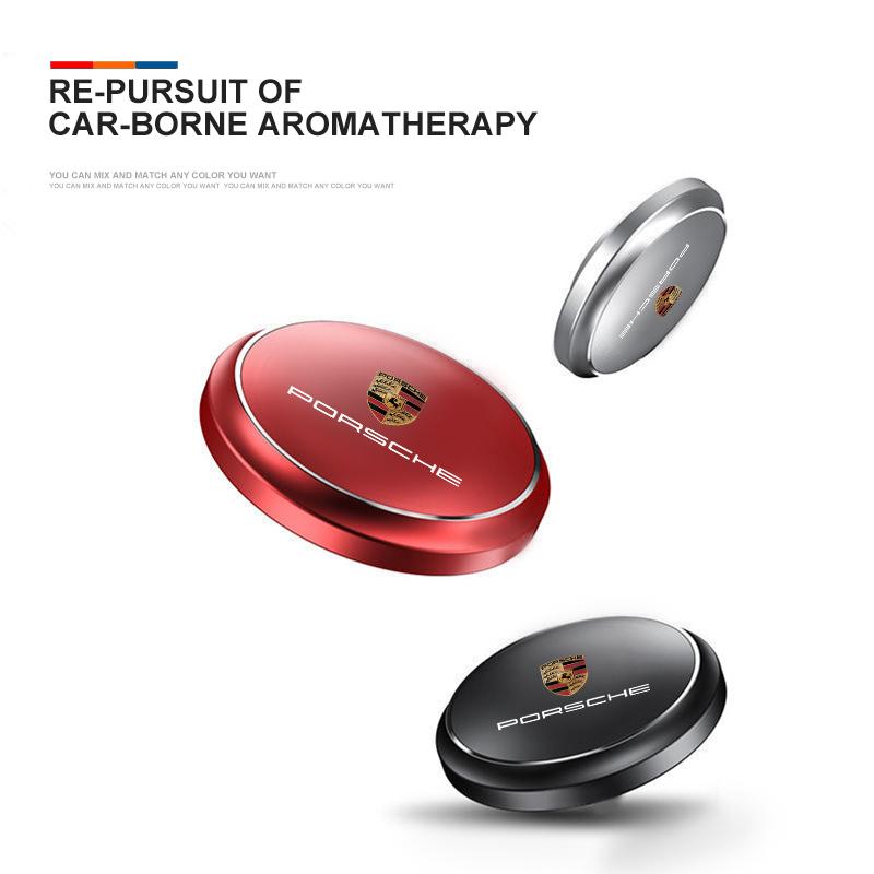 Car Air Freshener Cologne Fragrance Mini Diffuser Fresh Smell Adornos For Porsche Cayenne Panamera Macan Boxster 911 928 944 918 917