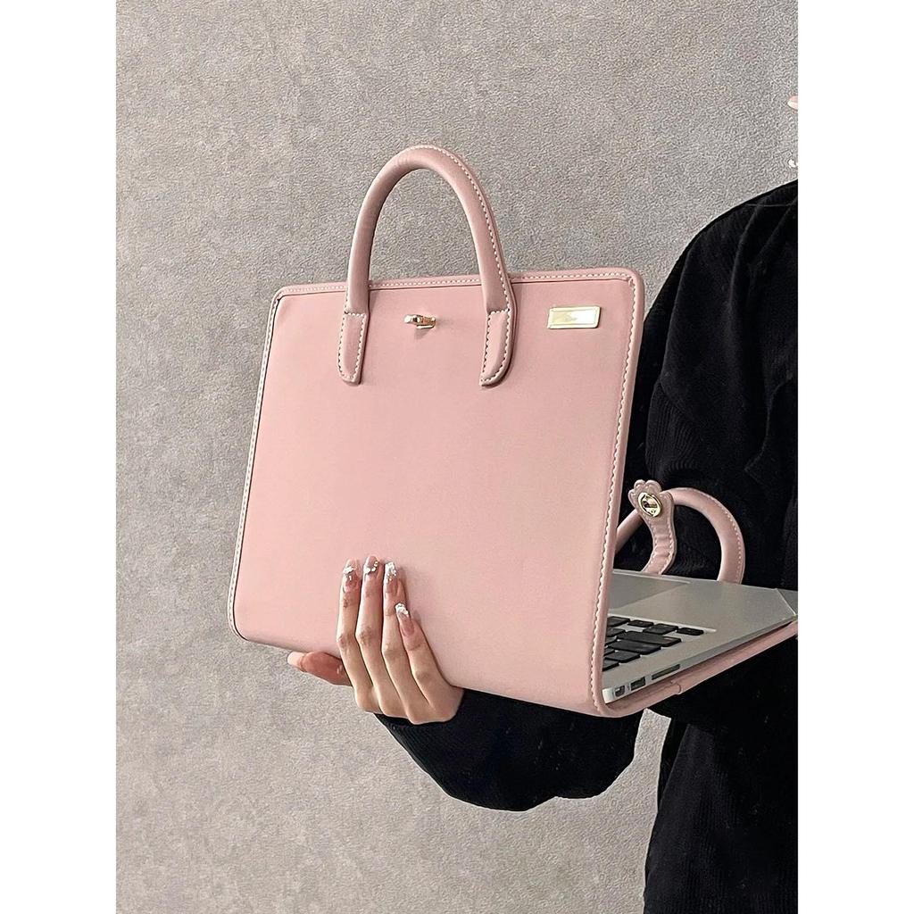 Computer Bag Tablets Computer Storage Handbag Women Travel Storage Pouch Laptop Bags Commuting Portable Storage Organizer