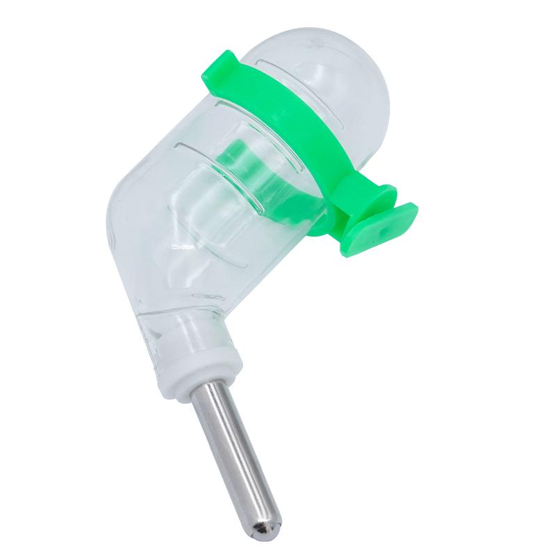 60ml Plastic Hamster Drinker Water Bottle Dispenser Feeder Hanging Guinea Pig Rabbit Drinking Bottle Pet Drinking Fountain