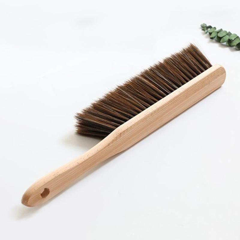 Bürste mit Naturholzborsten, antistatisch, für die Tisch-/Barmühle, Reinigungsbürste für Kaffeepulver, Besen für die Bettreinigung im Haushalt