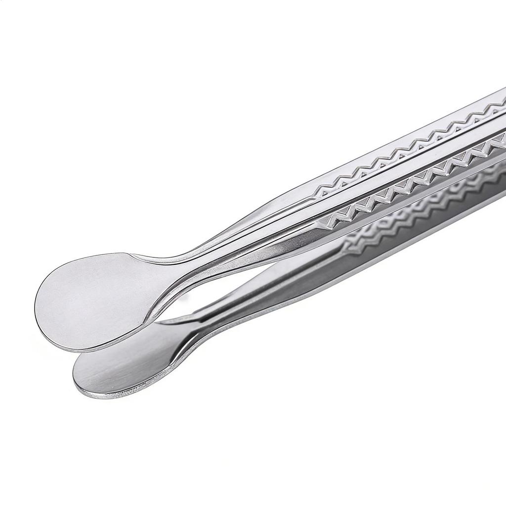 1PC Stainless Steel Food Tongs  Ice Tongs Multi-purpose Ice Cube Sugar Clamp Mini Food Clips for BBQ Party Bar Kitchen Gadgets