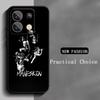 ManeS-skinS Hip Hop Design Phone Case For Redmi Note 14 13 12 11 Pro Plus S 5G 14C A3 Soft Black Phone Cover