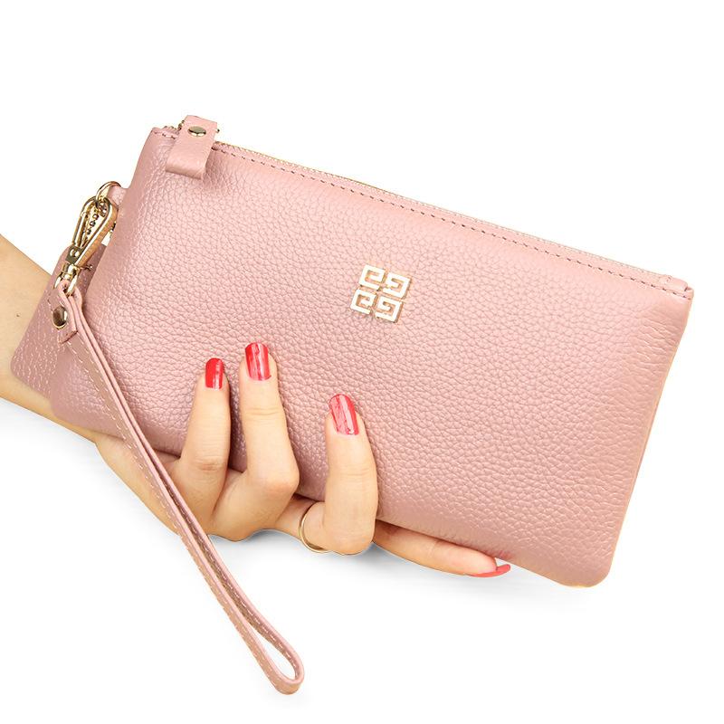 Women Wallets Genuine Leather Long Wallet - Clutch Purse Coin Pouch Card Holder