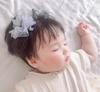 Aloala Tiara Crown Hair Ornament Hair Clip Hairpin for Girls (Silver, Gold, Pearl Ribbon, 2-Pack)