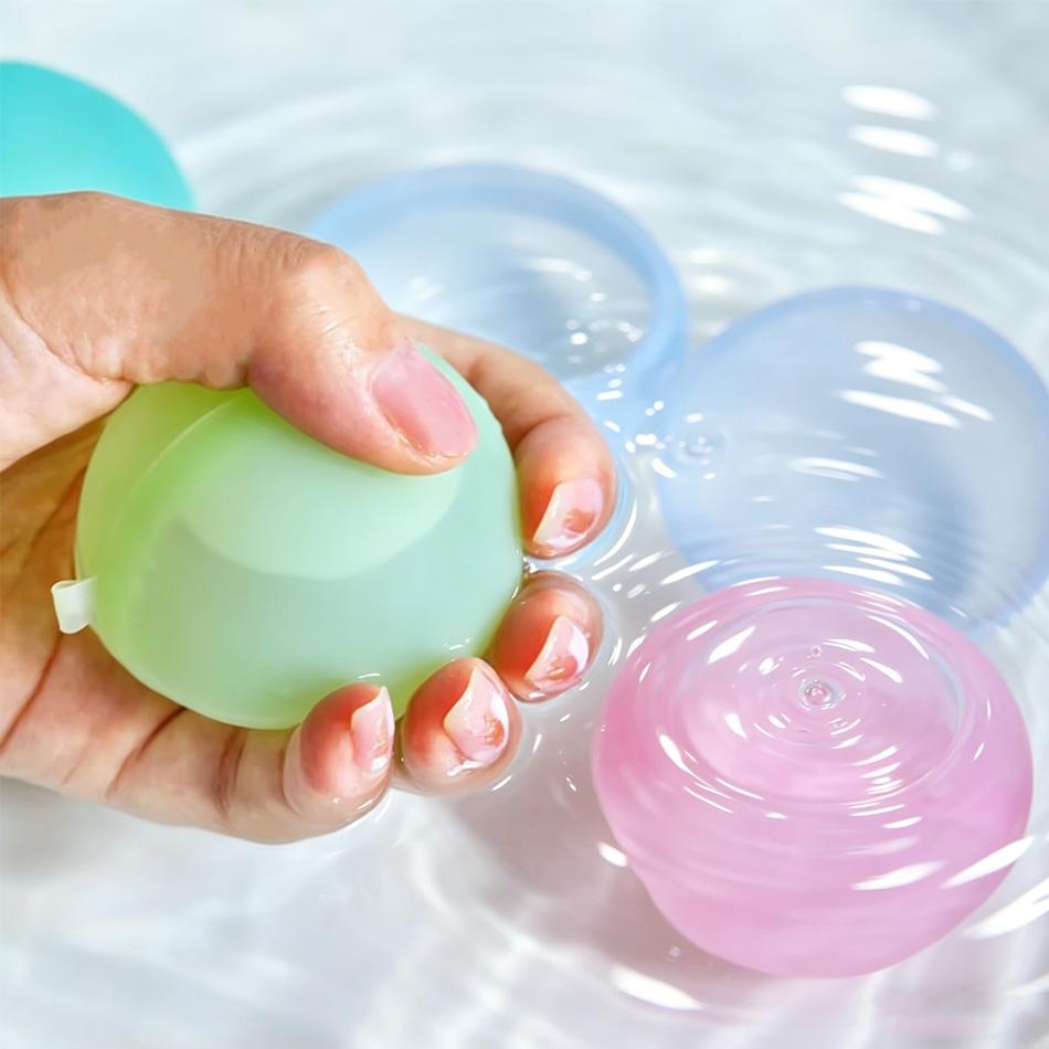 Hot Reusable Water Balloons Toys Quick Fill Self Sealing Water Bomb for Summer Games Children's Outdoor Activities Gift In Stock