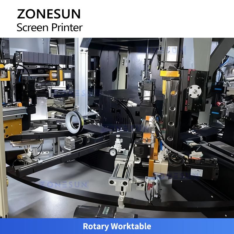 Zonesun ZS-SWP4 Multi-Color Bottle Screen Printing and Hot Stamping Machine