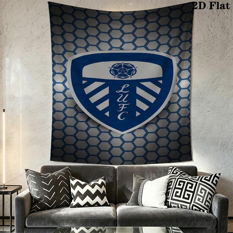 Leeds poster  Wall Hanging Printed Fabric Blanket Decorative Tapestries for Bedroom Living Room Home Decor