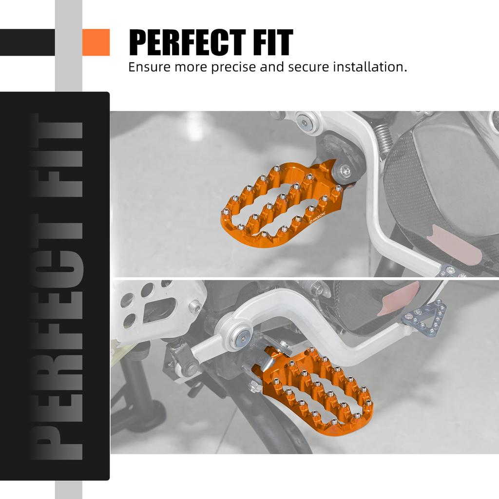 Forged Footpeg Footrest For KTM 690 Enduro R SMCR SMC R Husqvarna 701 SM Supermoto Enduro NORDEN 901 GASGAS ES/SM 700 2008-2025