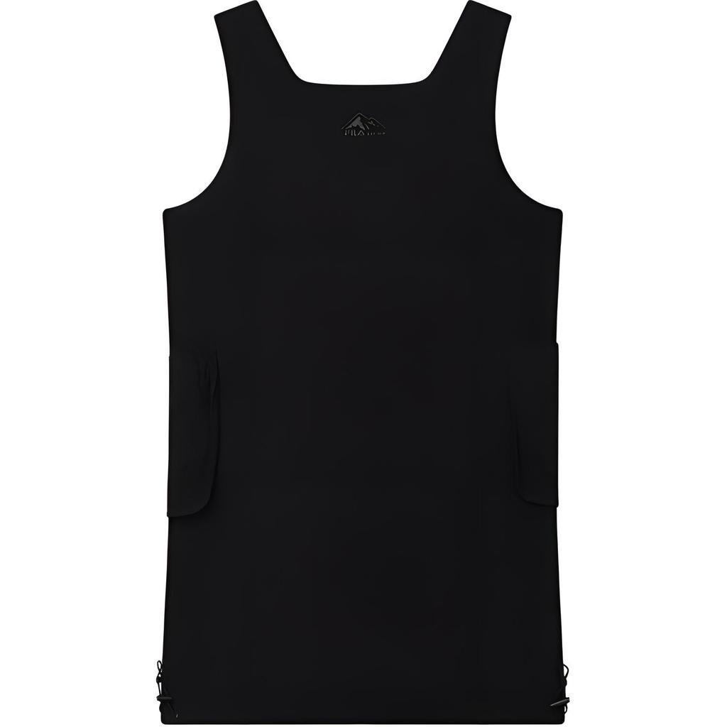 New FILA ORIGINALE Sleeveless Dress Women's Jet Black BK F51W529310F-BK